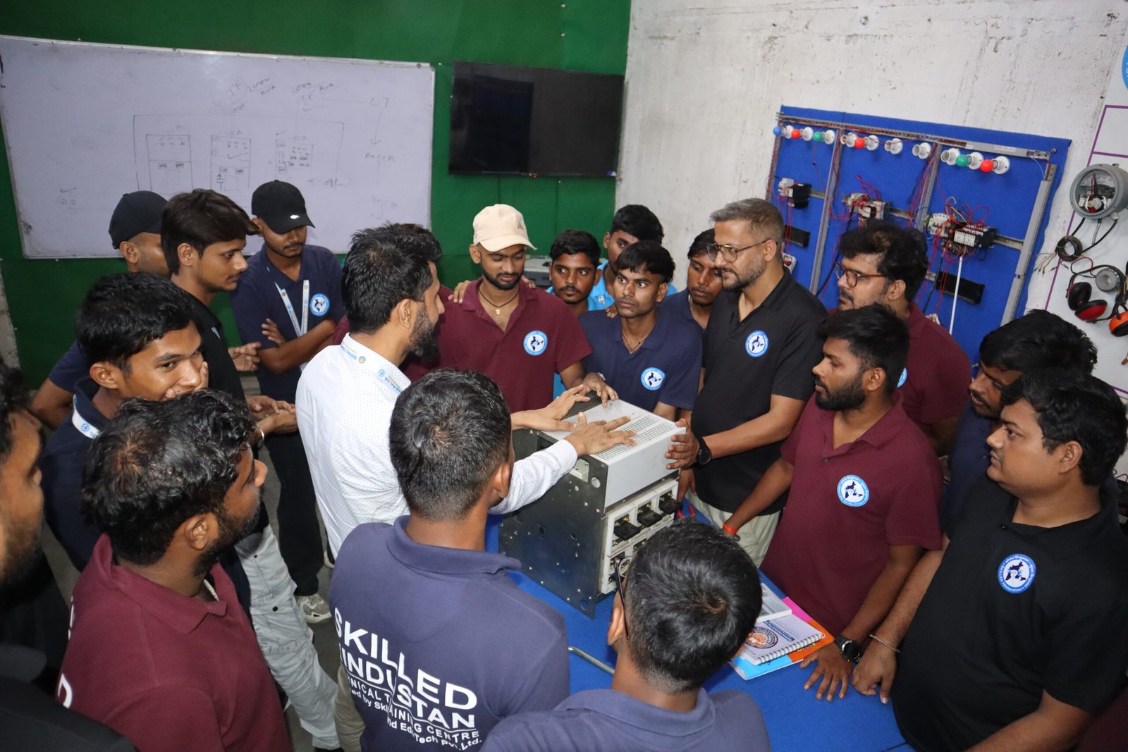 Technical practical training session at Skilled Hindustan