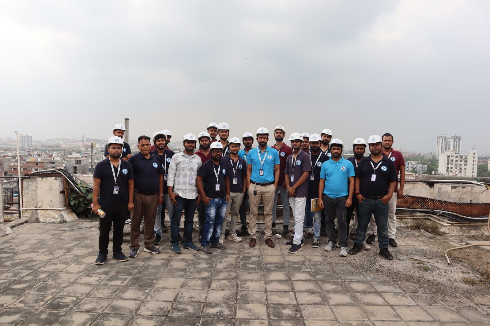 Students receiving hands-on practical technical training at Skilled Hindustan Technical Training Centre
